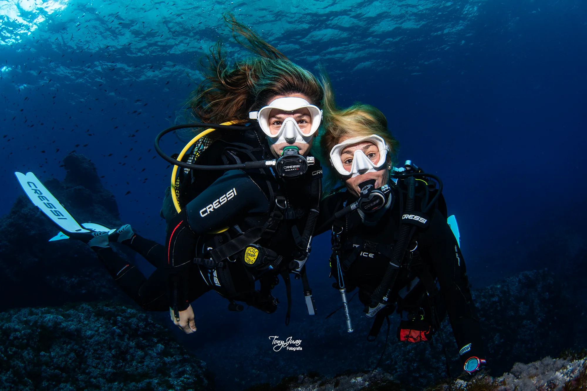Bautismos de buceo y cursos de iniciación